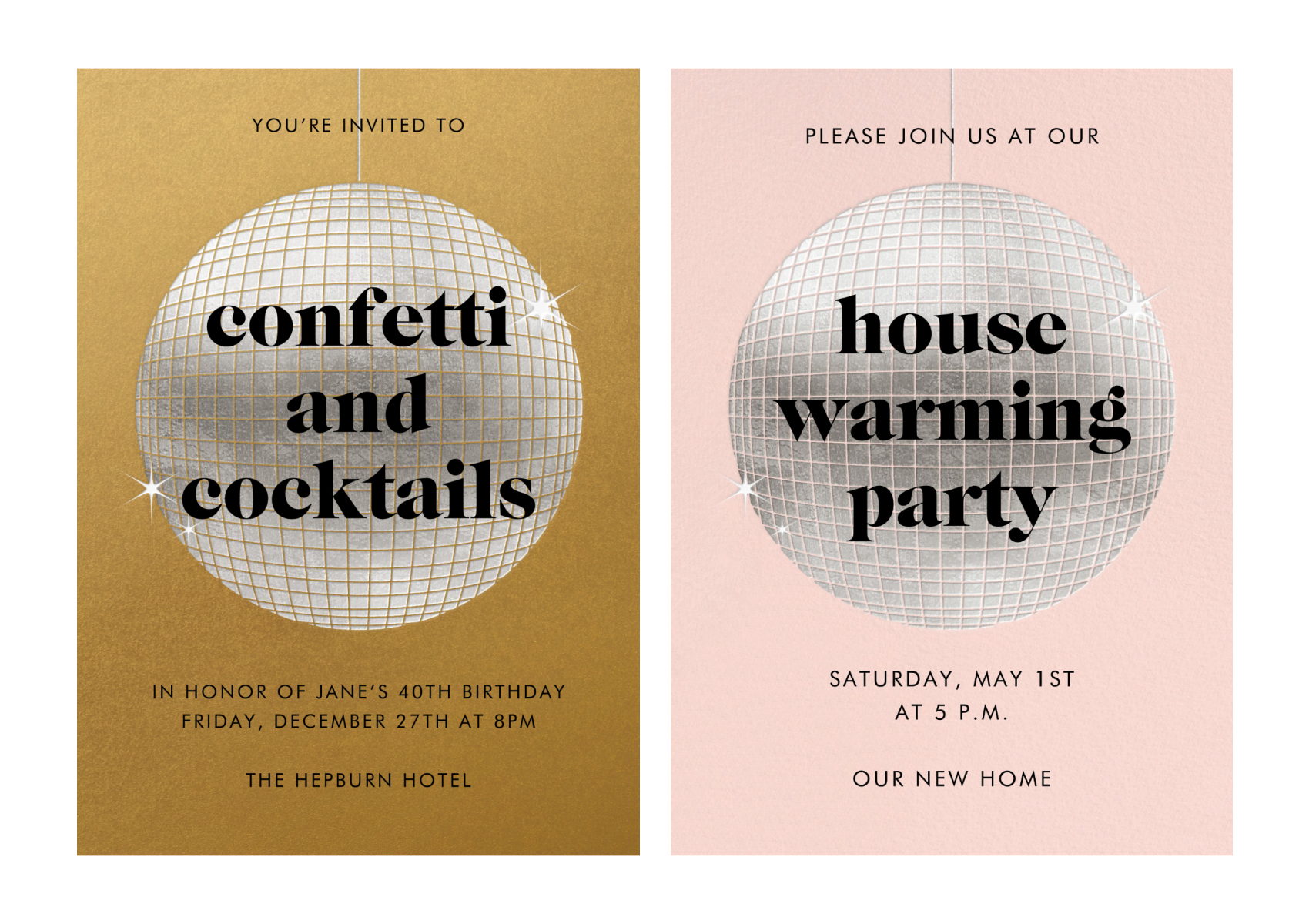 Paperless Post Party Invitations.
