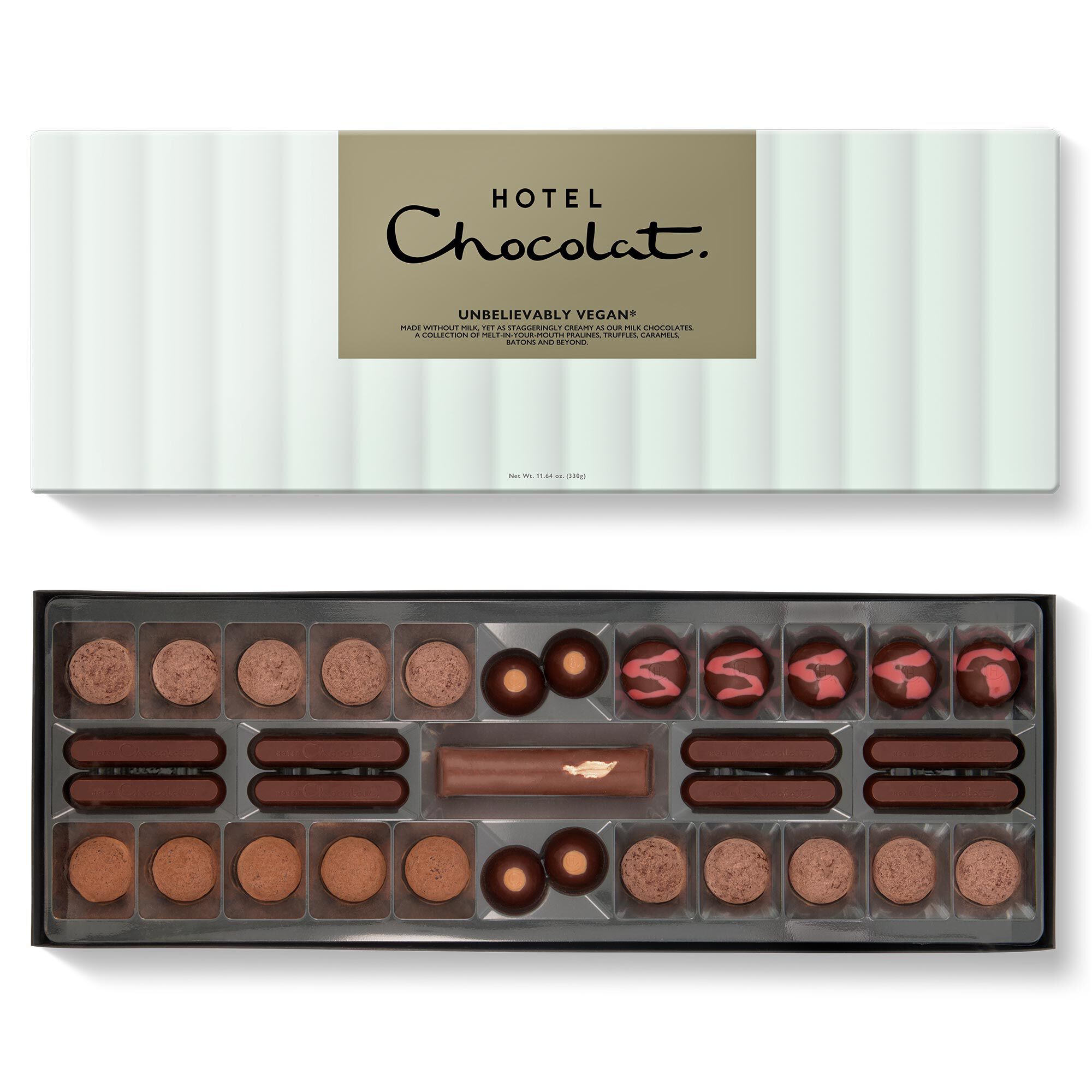 Hotel Chocolat 'Unbelievably Vegan' box of chocolates. 
