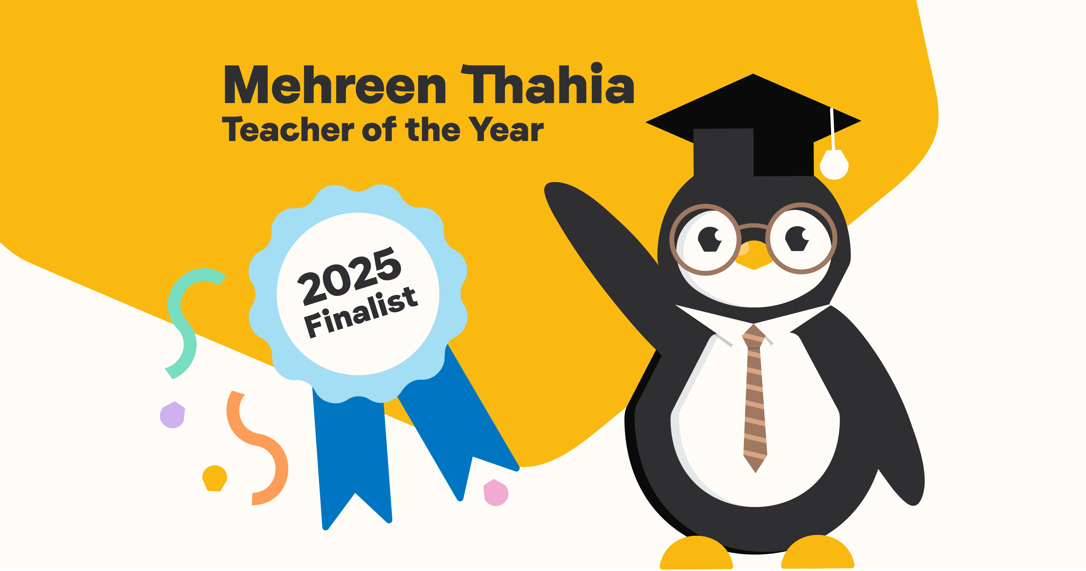 Mehreen Thahia Shortlisted for Teacher of the Year 2025