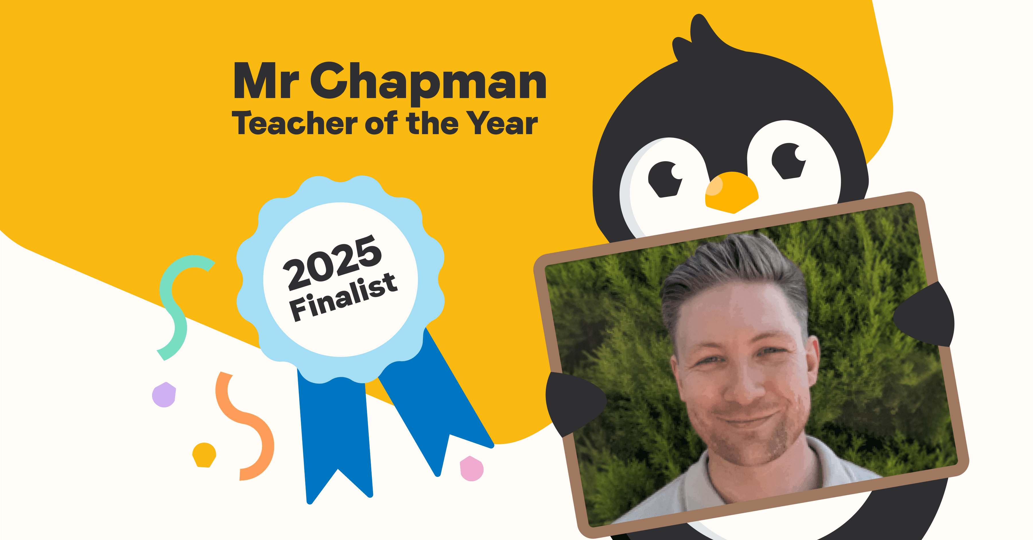 Mr. Chapman Shortlisted for Teacher of the Year 2025