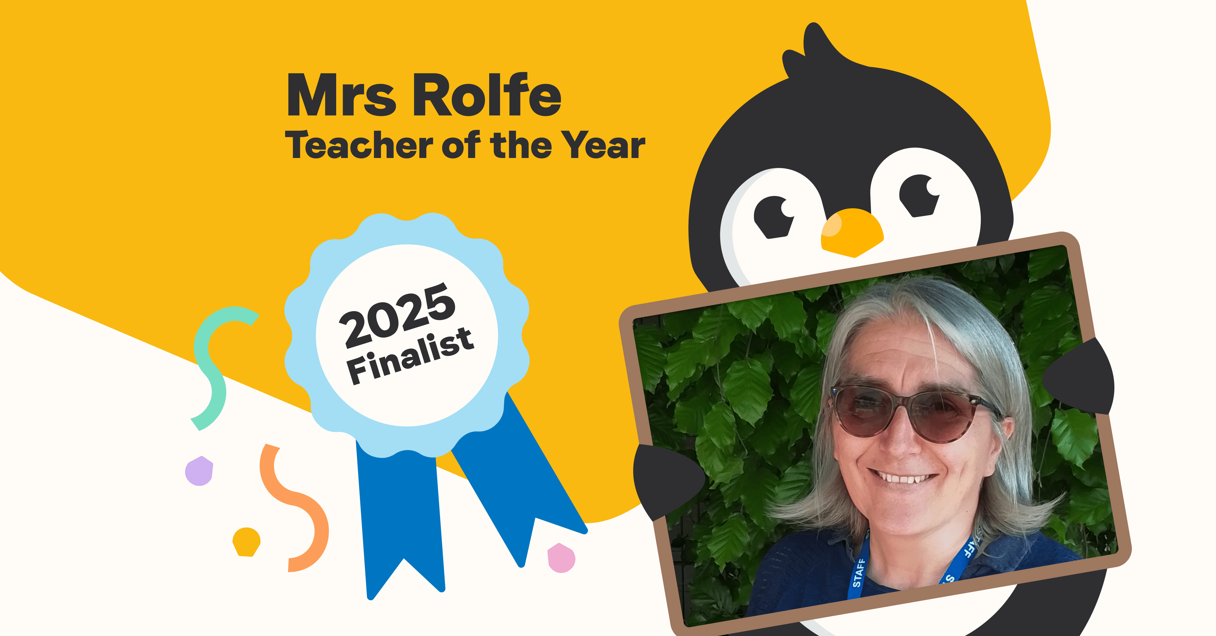 Mrs. Rolfe Shortlisted for Teacher of the Year 2025